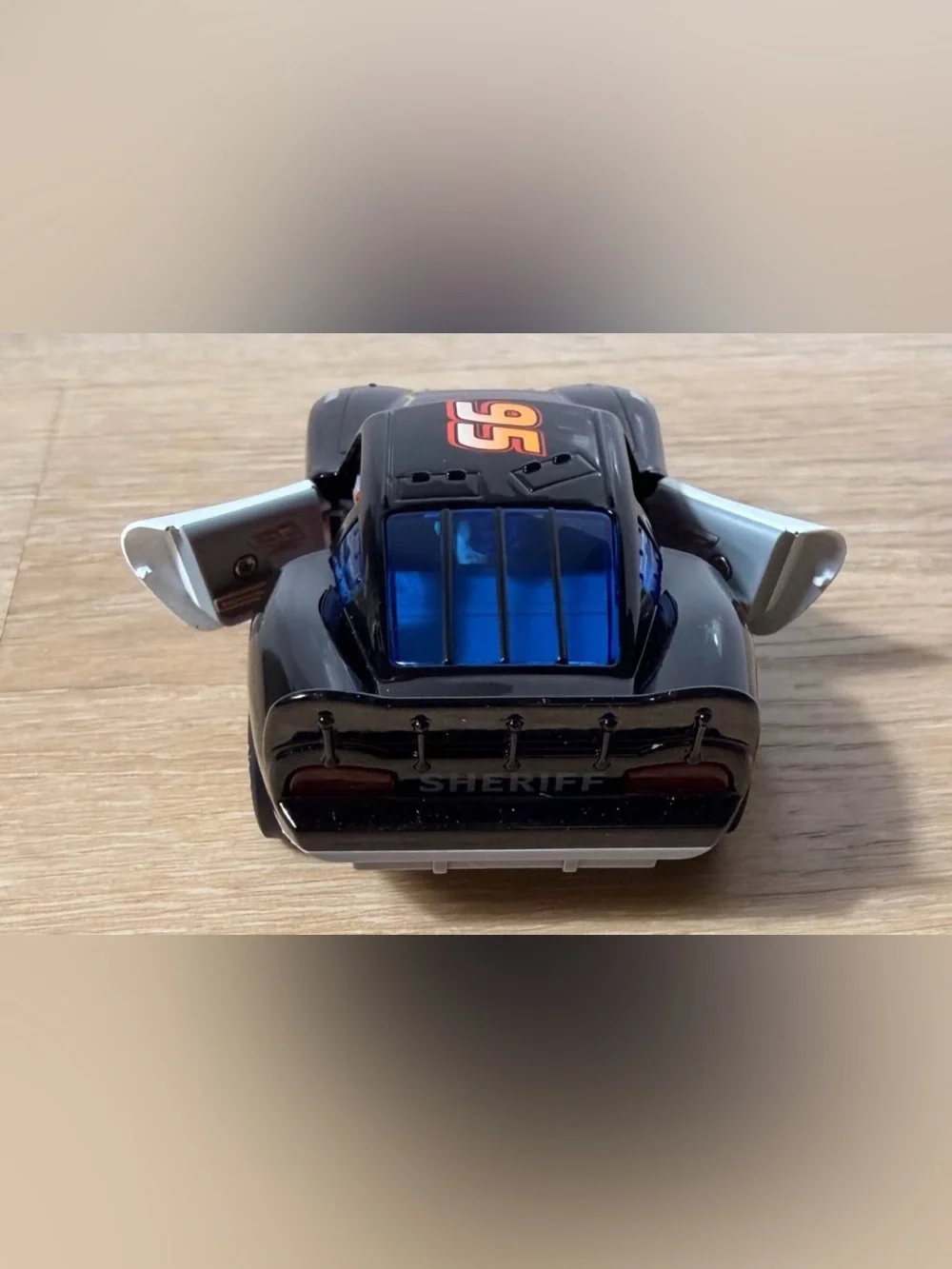 Disney Sheriff Die-Cast Car - Black and White with Gold Badge